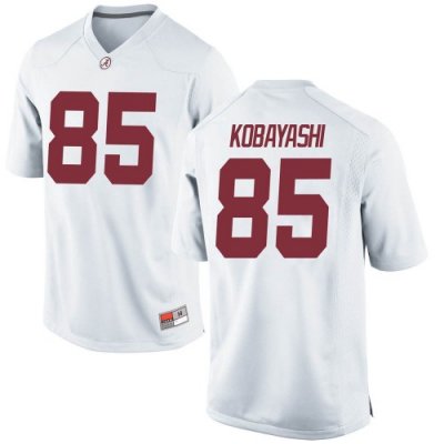 Youth Alabama Crimson Tide #85 Drew Kobayashi White Game NCAA College Football Jersey 2403FIQF2